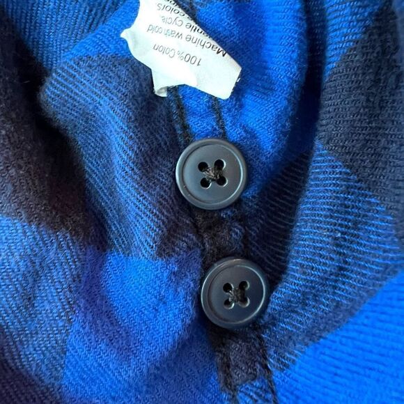 J. Crew Men's Blue Plaid Long Sleeve‎ Flannel Button Down Shirt Size Small - Picture 4 of 6